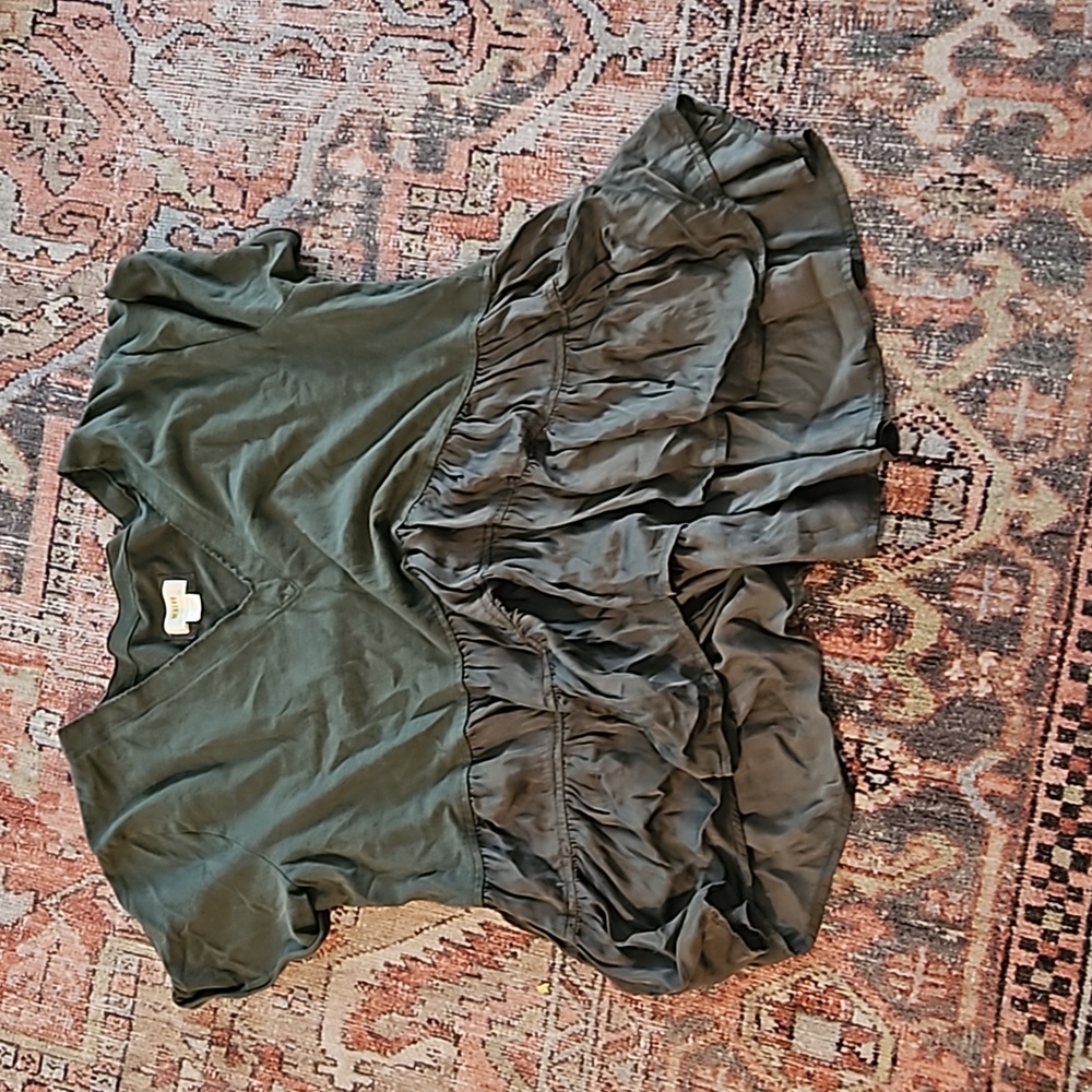 Green T-shirt anthropology.